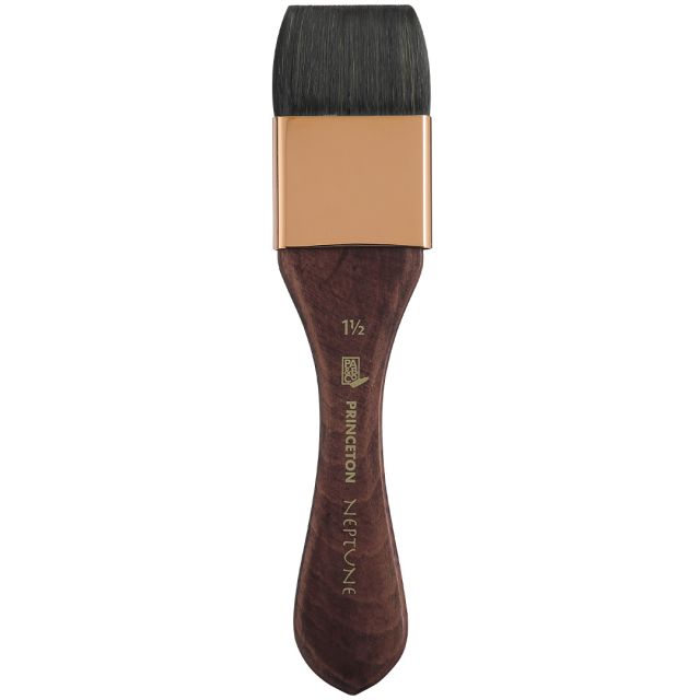 Neptune Synthetic brush short handle Mottler size 1,5
