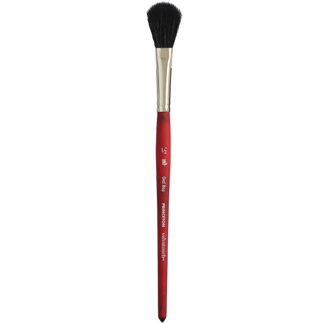 Velvetouch Synthetic Brush short handle Oval Mop St 1/2