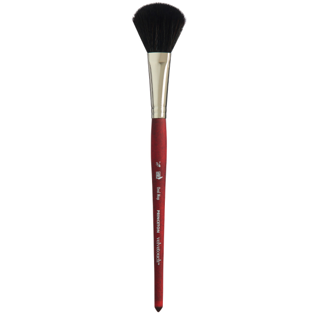 Velvetouch Synthetic Brush short handle Oval Mop St 3/4