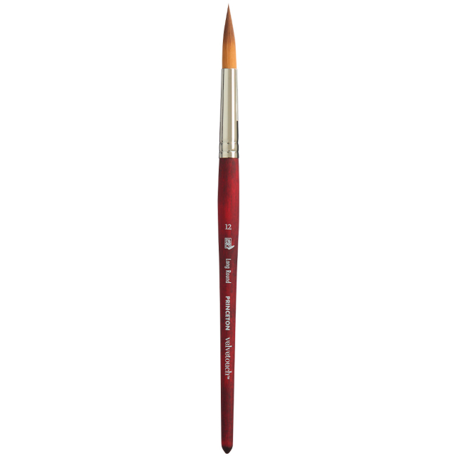 Velvetouch Synthetic Brush short handle Long Rund St 12