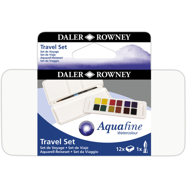 Watercolour Travel set 12  ½ -Half pans 