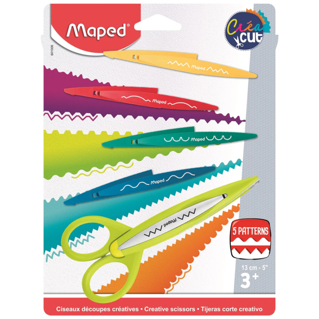 Creacut Pattern Scissors Pack of 5