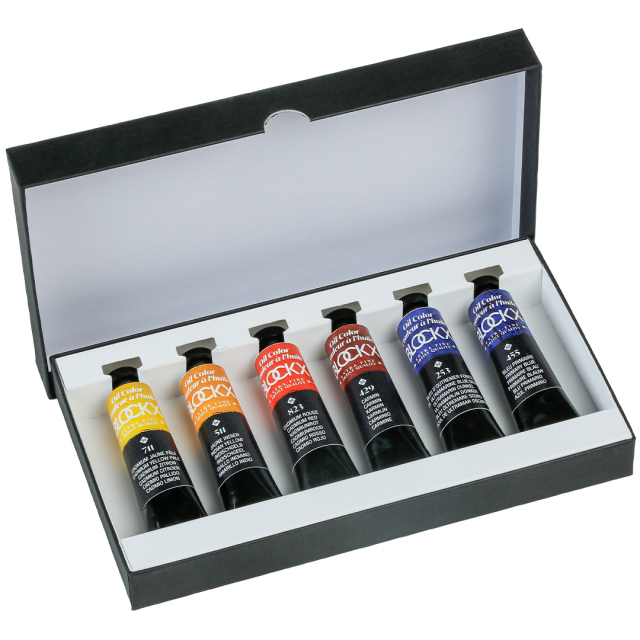 Oil Color Assortment 6x20 ml Primary Colours