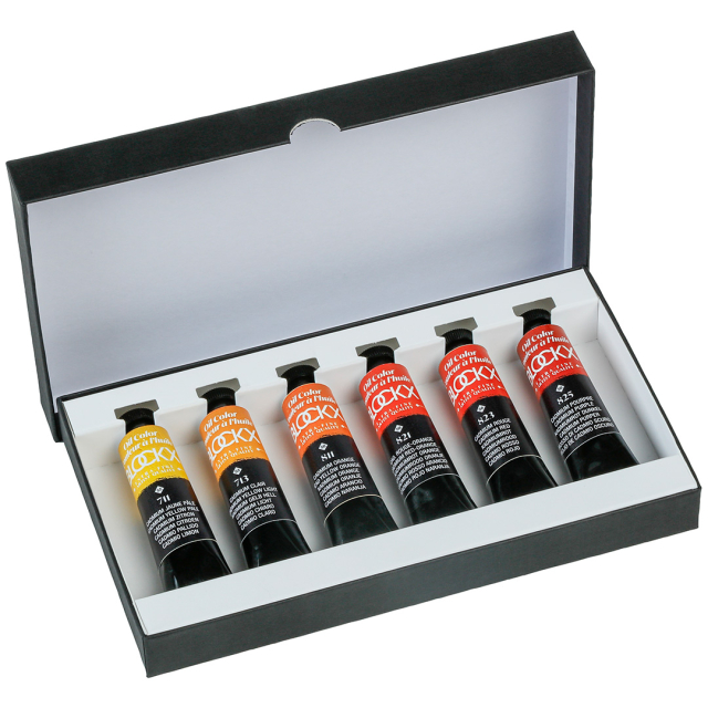 Oil Color Assortment 6x20 ml Cadmiums