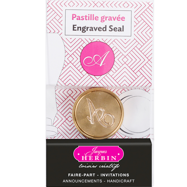 Engraved Wax seal Copperplate Letter