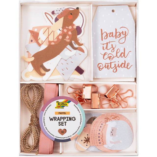 Wrapping Set Pastel 38 pcs 