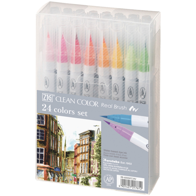 Clean Color Real Brush Set 24 pcs