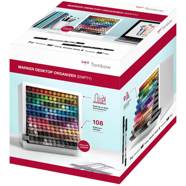 ABT Dual Brush Pen Desktop Organizer (Empty)