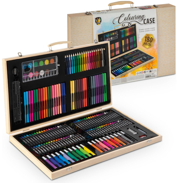 Colouring case 180 pcs