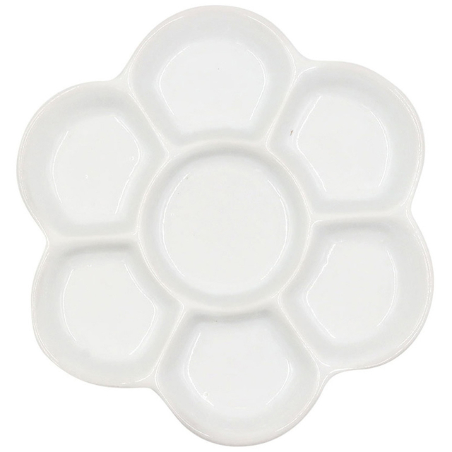 Artist’s porcelain palette flower Ø 15.3 cm