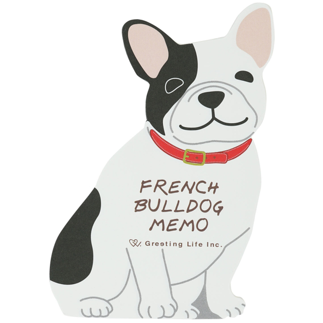 French Bulldog Memo Pad