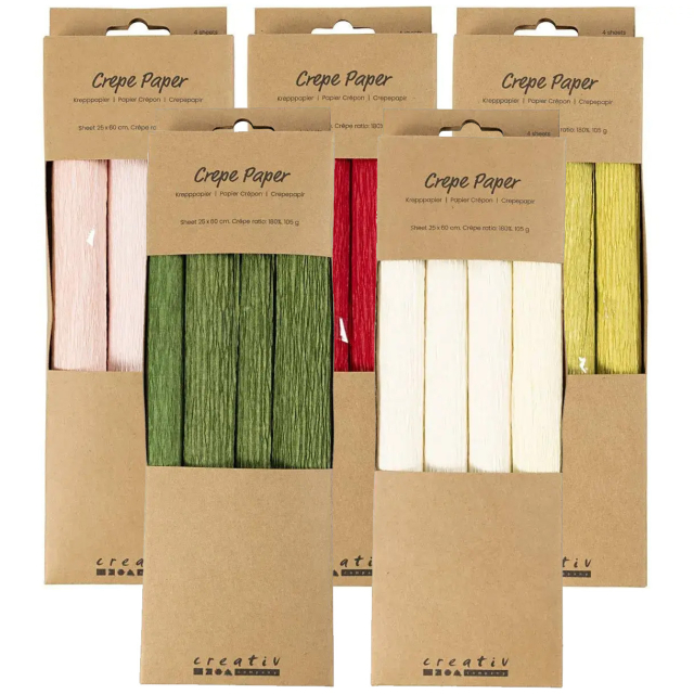 Crepe Paper 4 sheets