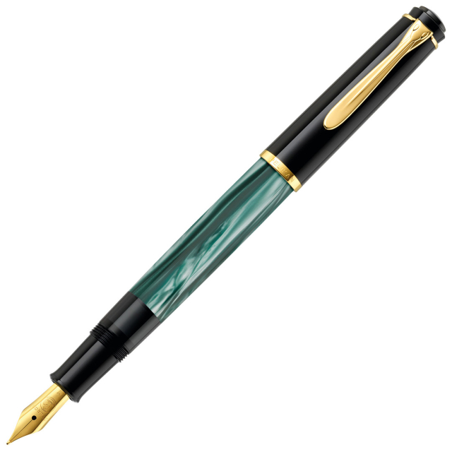 Classic M200 Fountain Pen Green-marbled