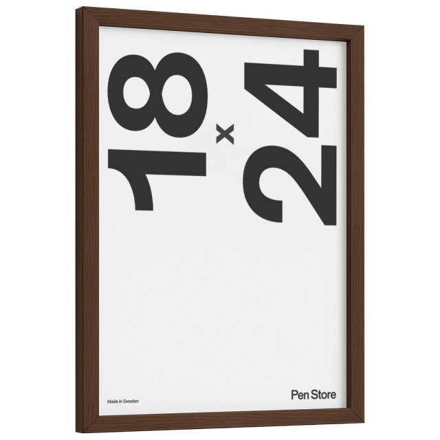 Wooden Frame Walnut Finish 18x24 cm