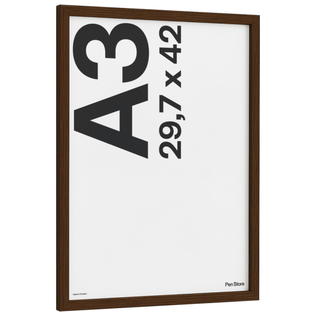 Wooden Frame Walnut Finish 29,7x42 cm A3
