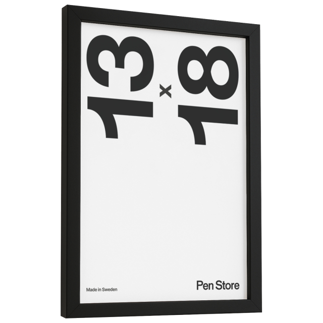 Black Wooden Frame 13x18 cm
