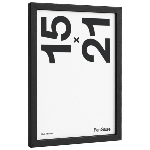 Black Wooden Frame 15x21 cm