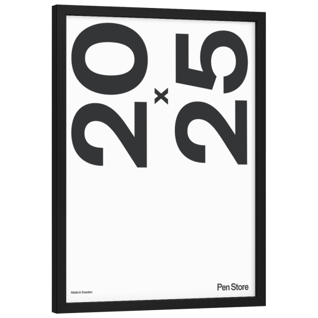 Black Wooden Frame 20x25 cm