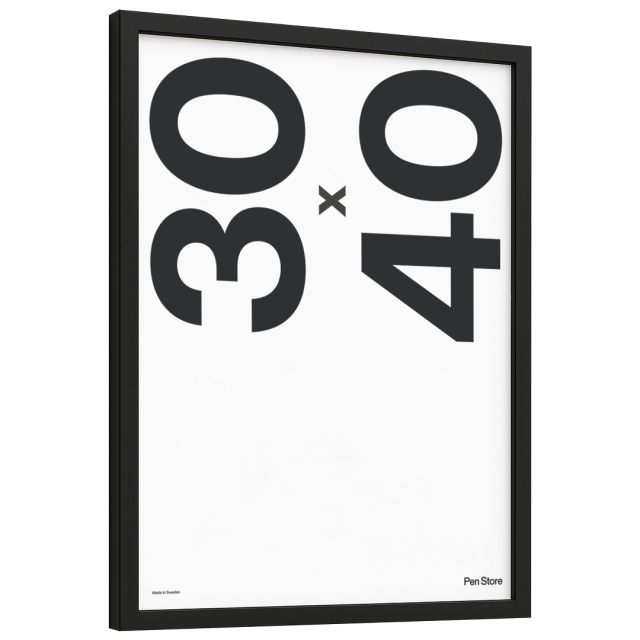 Black Wooden Frame 30x40 cm