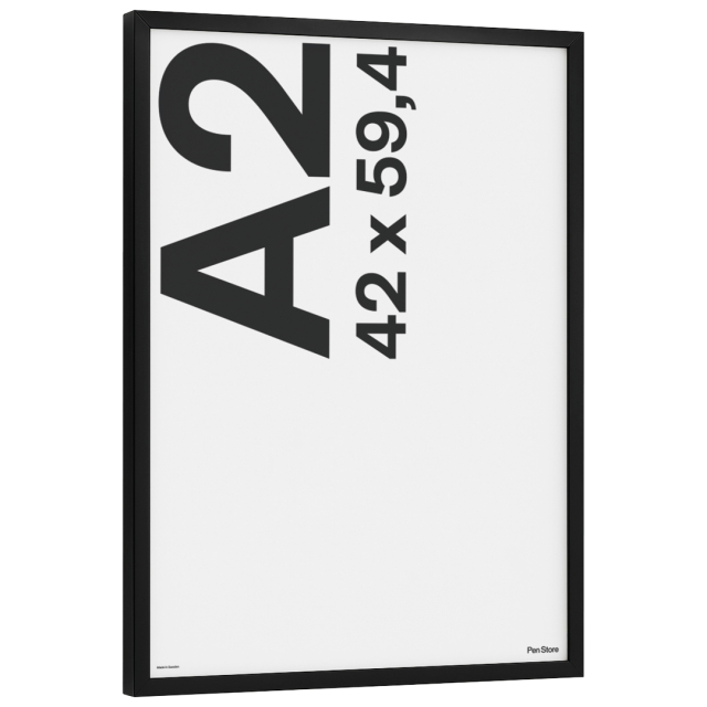 Black Wooden Frame 42x59,4 cm A2