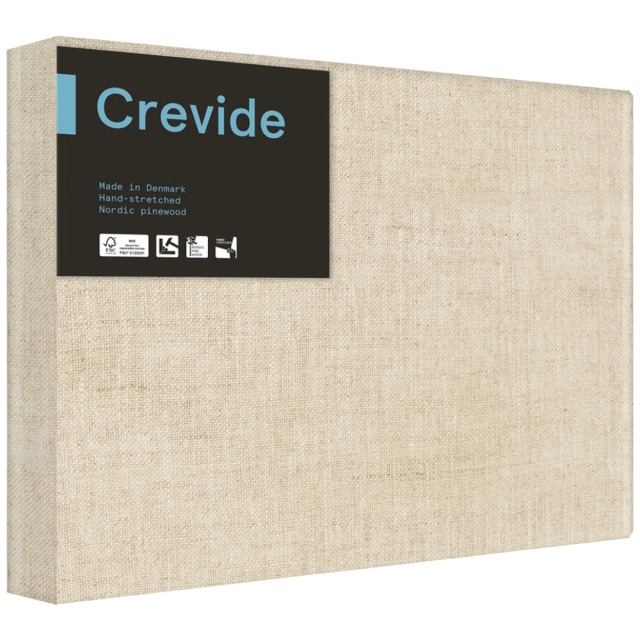 3D Deep Edge Canvas Natural linen 41x33