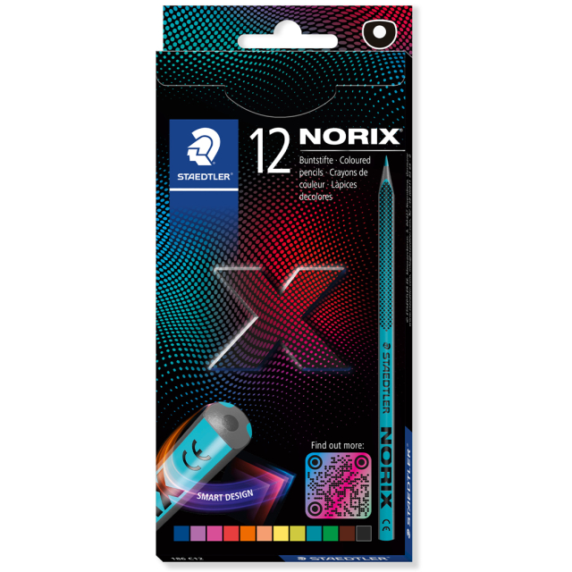 Coloured Pencils Norix Set of 12