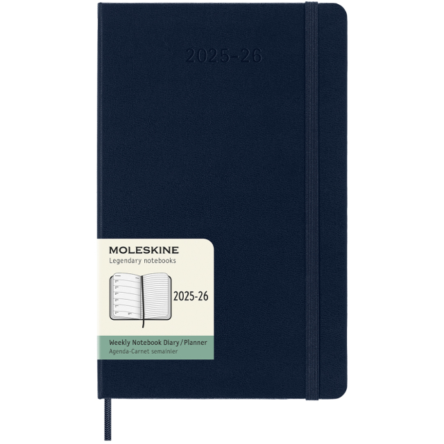 Planner 18M WeekNote Soft Cover Pocket Sapphire Blue