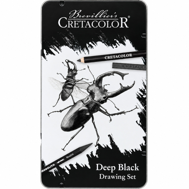 Deep Black Drawing Set 10 pcs