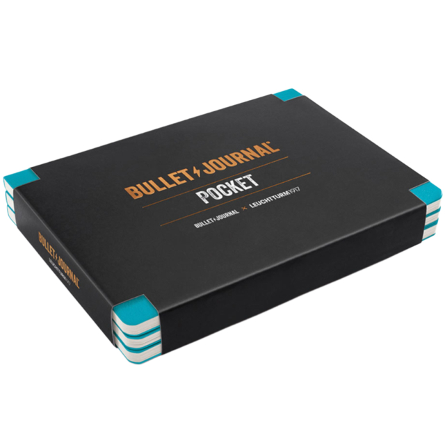 Bullet Journal Pocket 3 pcs Turquoise25