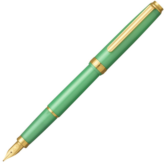 BISO Fountain Pen Sparkle Mint Green