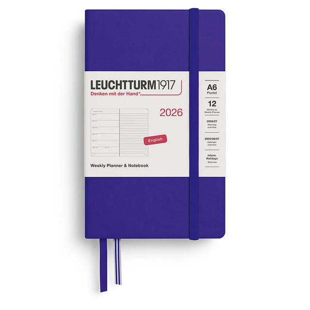 Planner Weekly Planner & Notebook 2026 A6 Ink