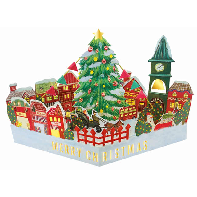Popup Christmas card Christmas tree