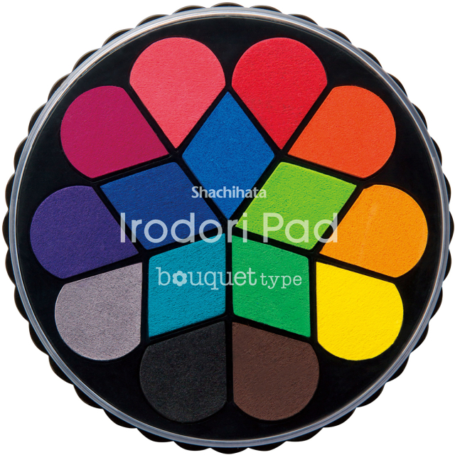 Stamp ink pads Irodori Set Bouquet