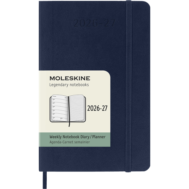 Planner 18M WeekNote Soft Cover Pocket Sapphire Blue
