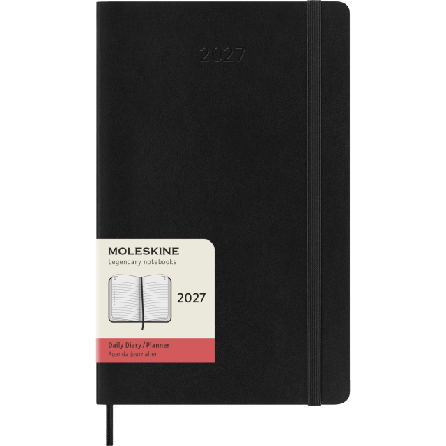 Planner 12M Daily 2027 Softcover Large Black
