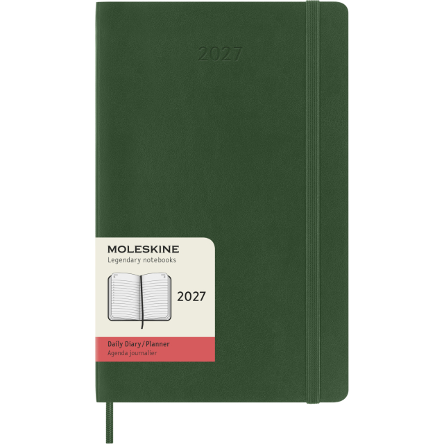 Planner 12M Daily 2027 Softcover Large Myrtle Green