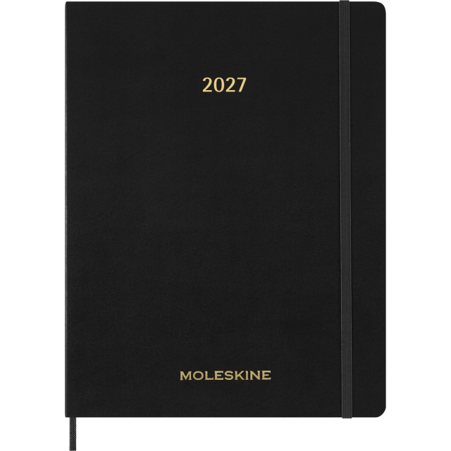 Planner 12M Weekly Vertical 2027 Essential Softcover XXL Black