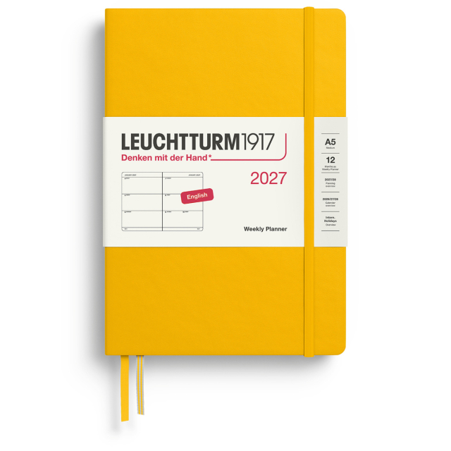 Planner Weekly Planner 2027 A5 Sunflower