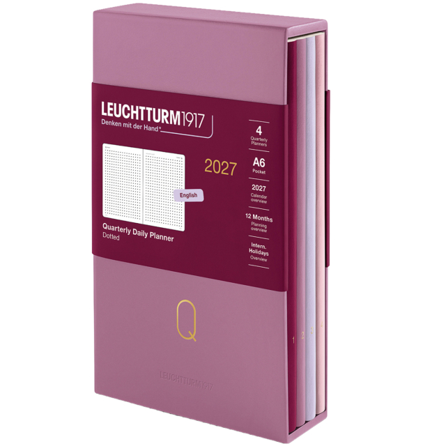 Planner Quarterly Planner 2027 Shades of Rose
