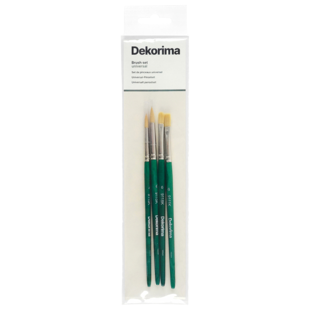 Synthetic brushes Universal Set of 4 