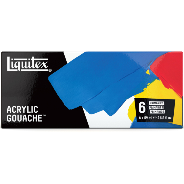 Gouache Paint Primaries Set 6x59 ml