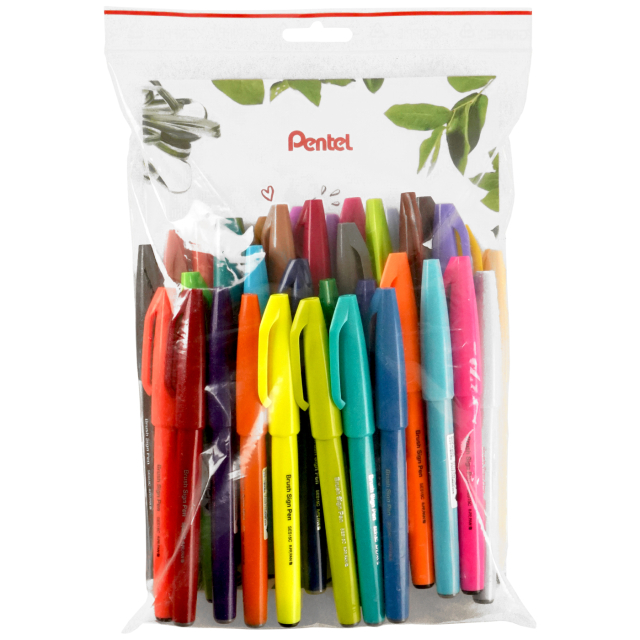 Fude Touch Brush Sign Pen 36-set