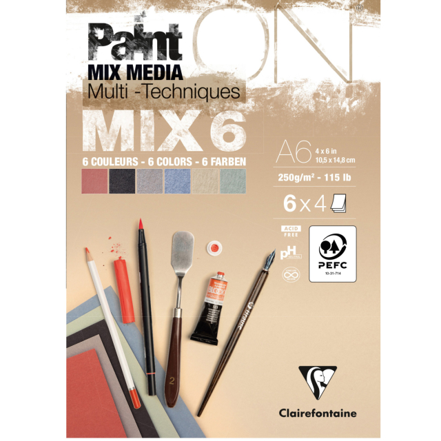 Paint'ON Multi-Technique Mix6 Pad A6