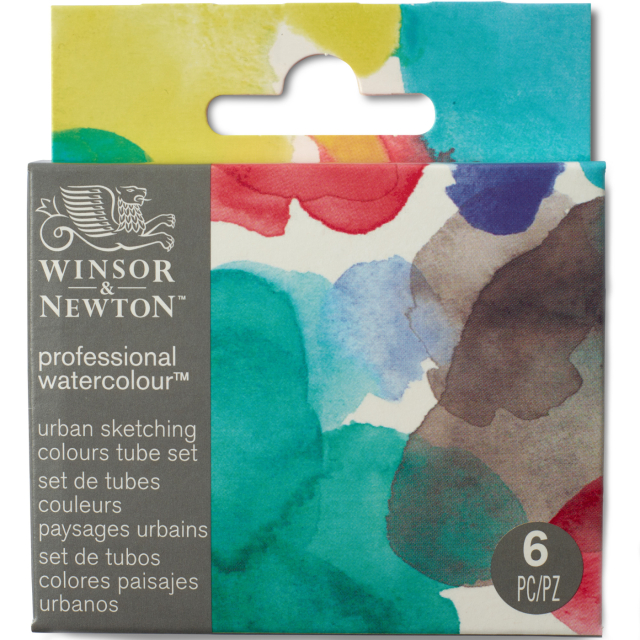 Professional Watercolour 5 ml Tubes Urban Set of 6