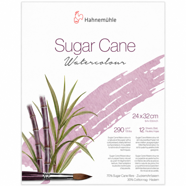Watercolour Pad Sugar Cane 290g 24x32 cm