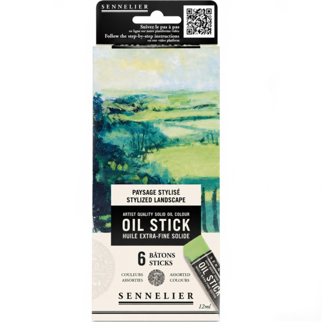 Oil Stick Mini 6-set Stylish landscape
