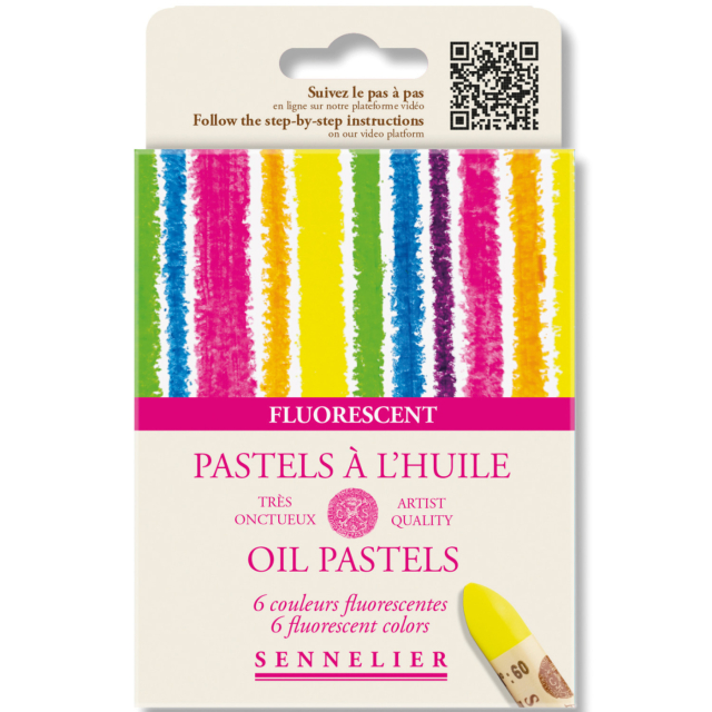 Oil Pastel Fluorescent colors 5ml 6-set