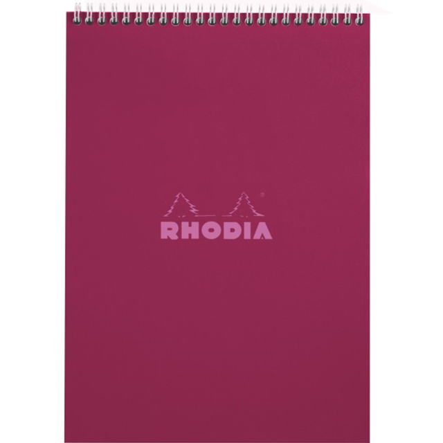 Classic Notepad Plum A4 Ruled