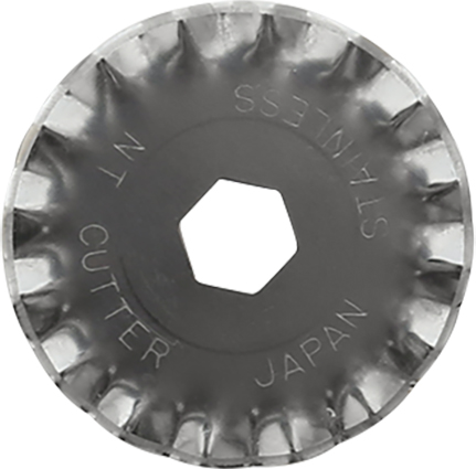 Rolling Cutter Replacement Blades Wave Cut BW-28P 2-pack