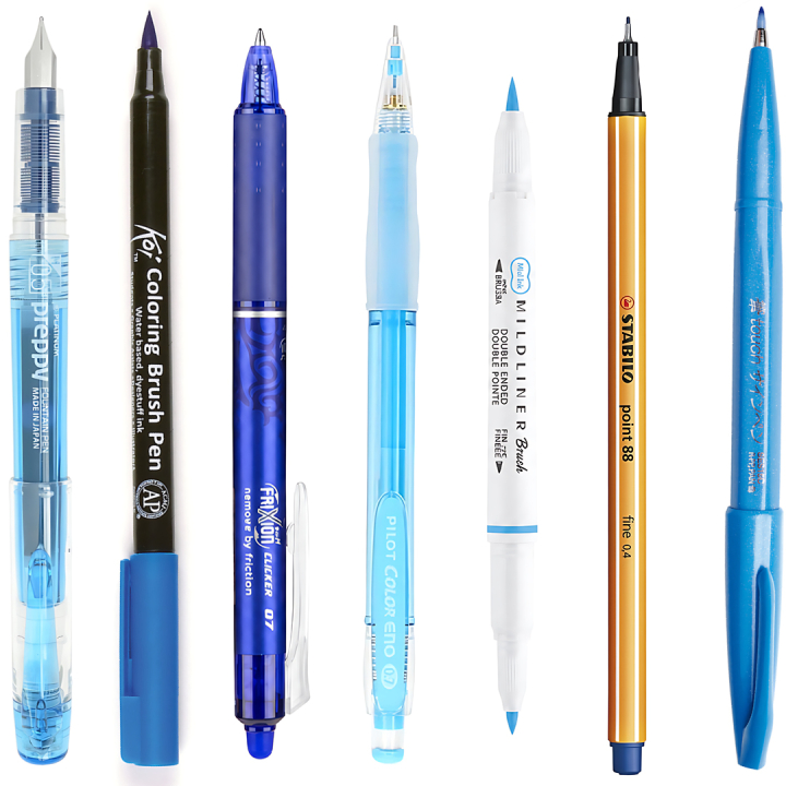 Sample kit Blue in the group Selected / Sample kits at Pen Store (sample08_set)